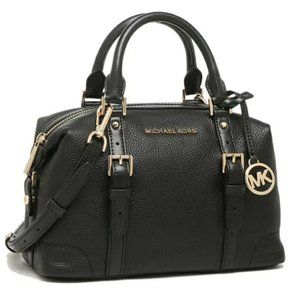 Michael Kors Ginger Duffle Small Black Leather